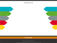 Tablet Screenshot of kiranjose.com